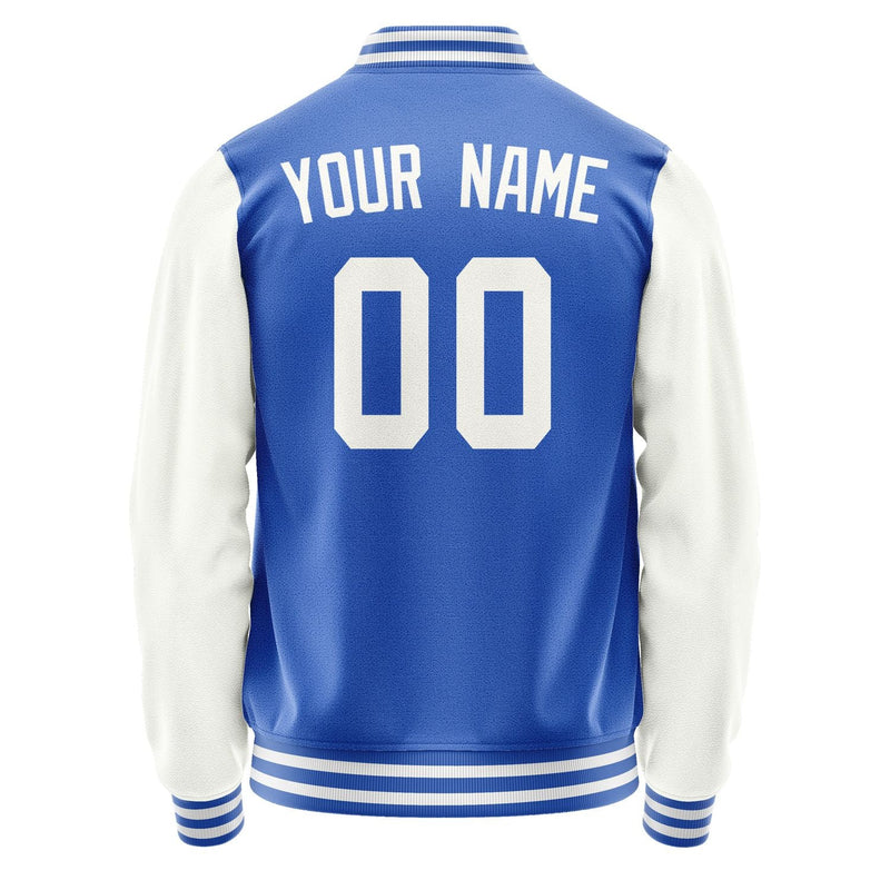 Custom Sky Blue White Jacket JA0909180918B31818