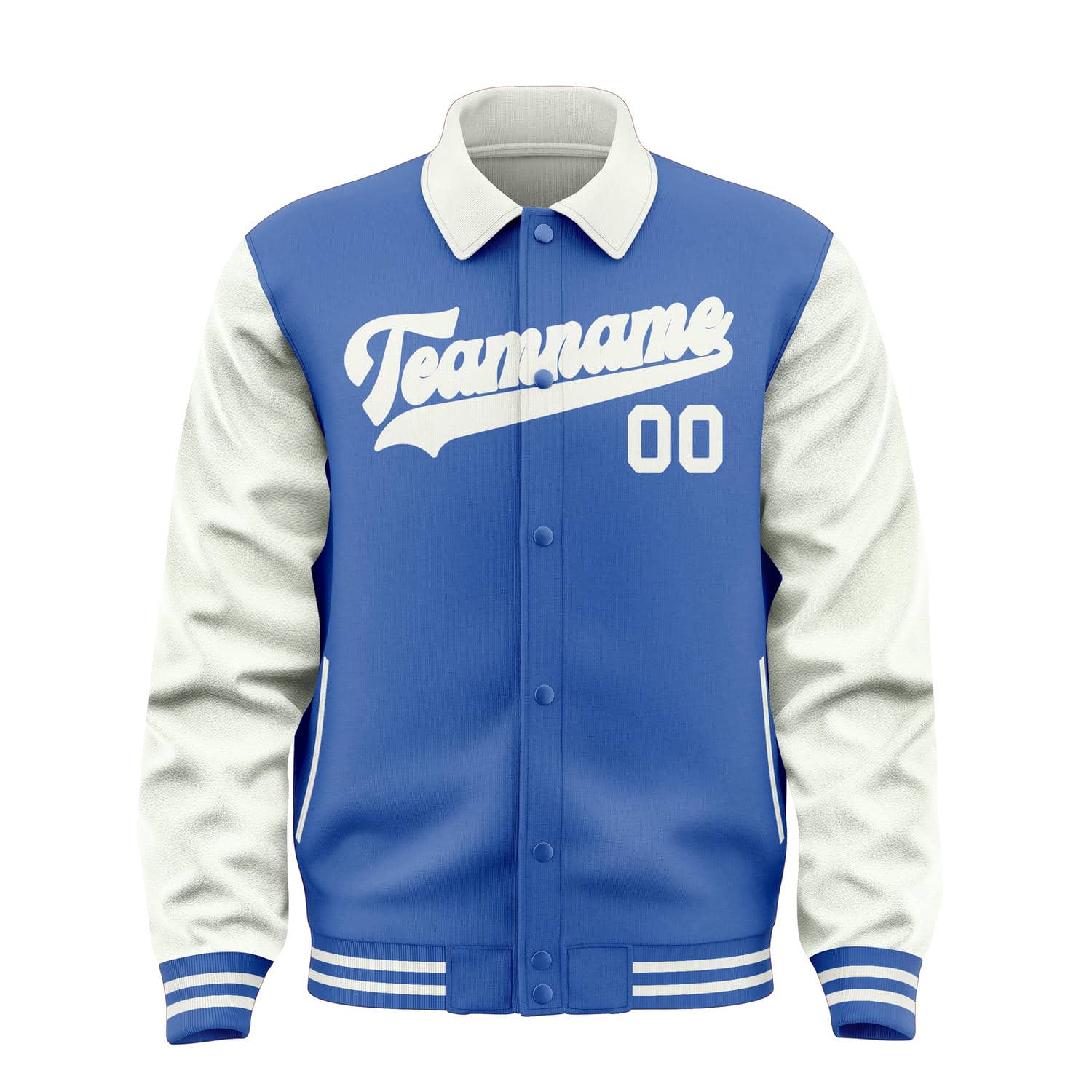 Custom Sky Blue White Jacket