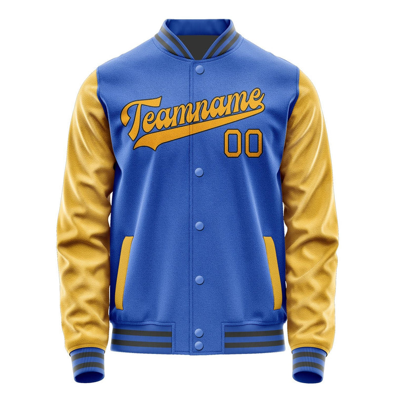 Custom Sky Blue Yellow Jacket JA0909190920B31719