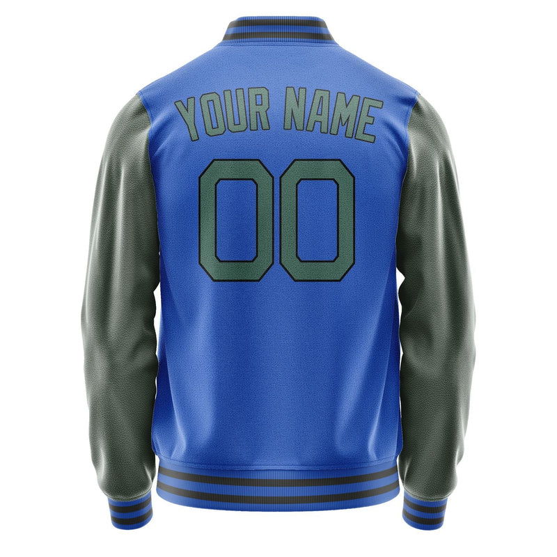 Custom Sky Blue Blue Green Jacket JA0909270918B21827