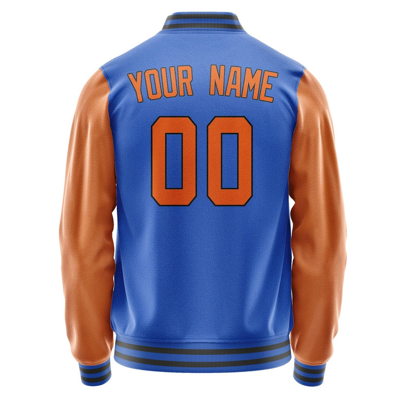 Custom Sky Blue Orange Jacket JA0909280920B31728