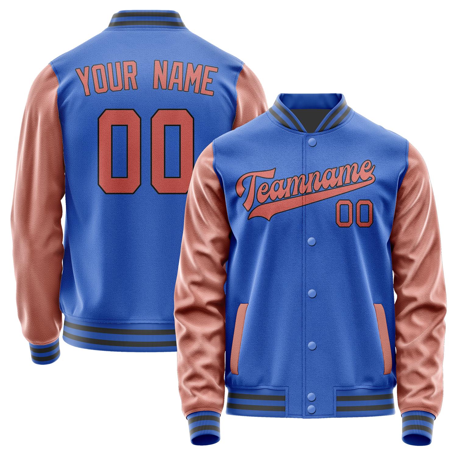 Custom Sky Blue Copper Rose Jacket JA0909290920B31729