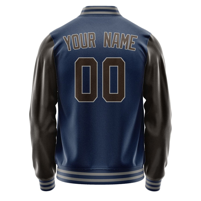 Custom Blue Brown Jacket JA1010011004B30401