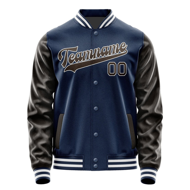 Custom Blue Brown Jacket JA1010011018B31801