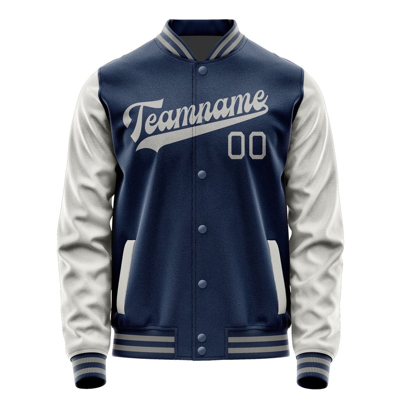 Custom Blue Gray Jacket JA1010041004B30404