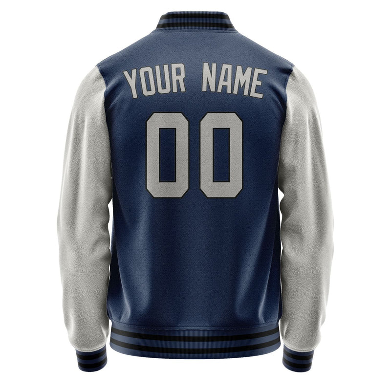 Custom Blue Gray Jacket JA1010041017B31704