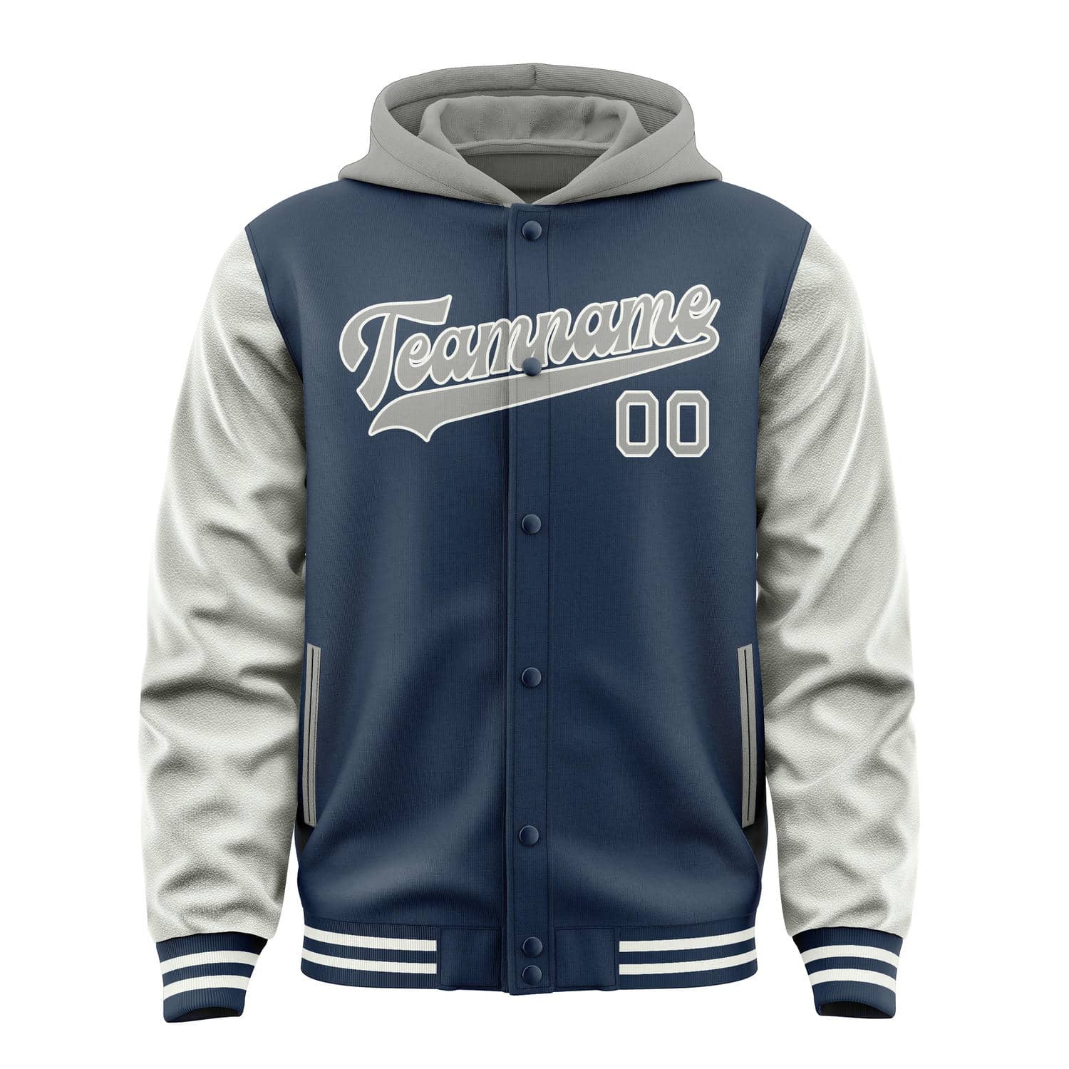 Custom Blue Gray Jacket