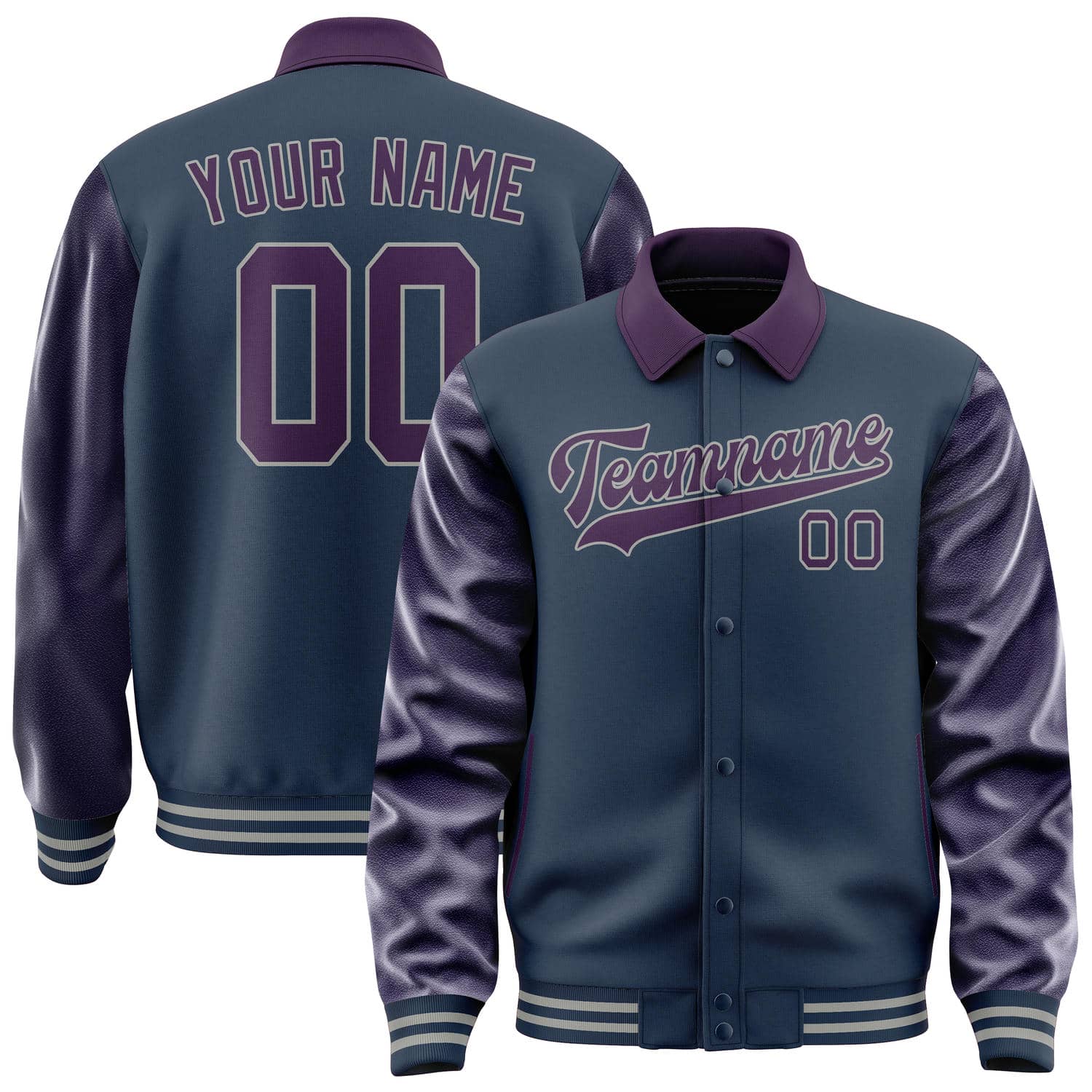 Custom Blue Purple Jacket