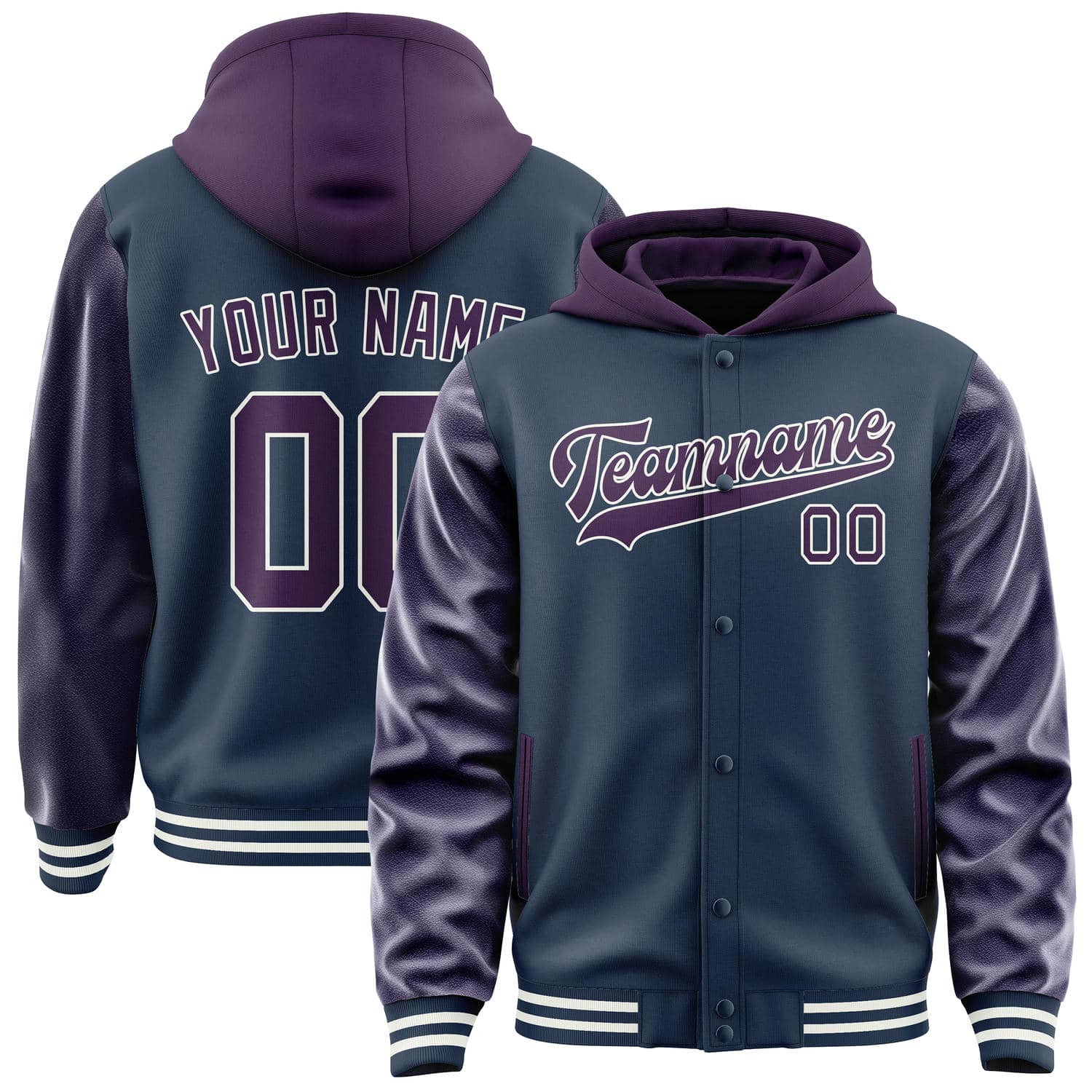 Custom Blue Purple Jacket