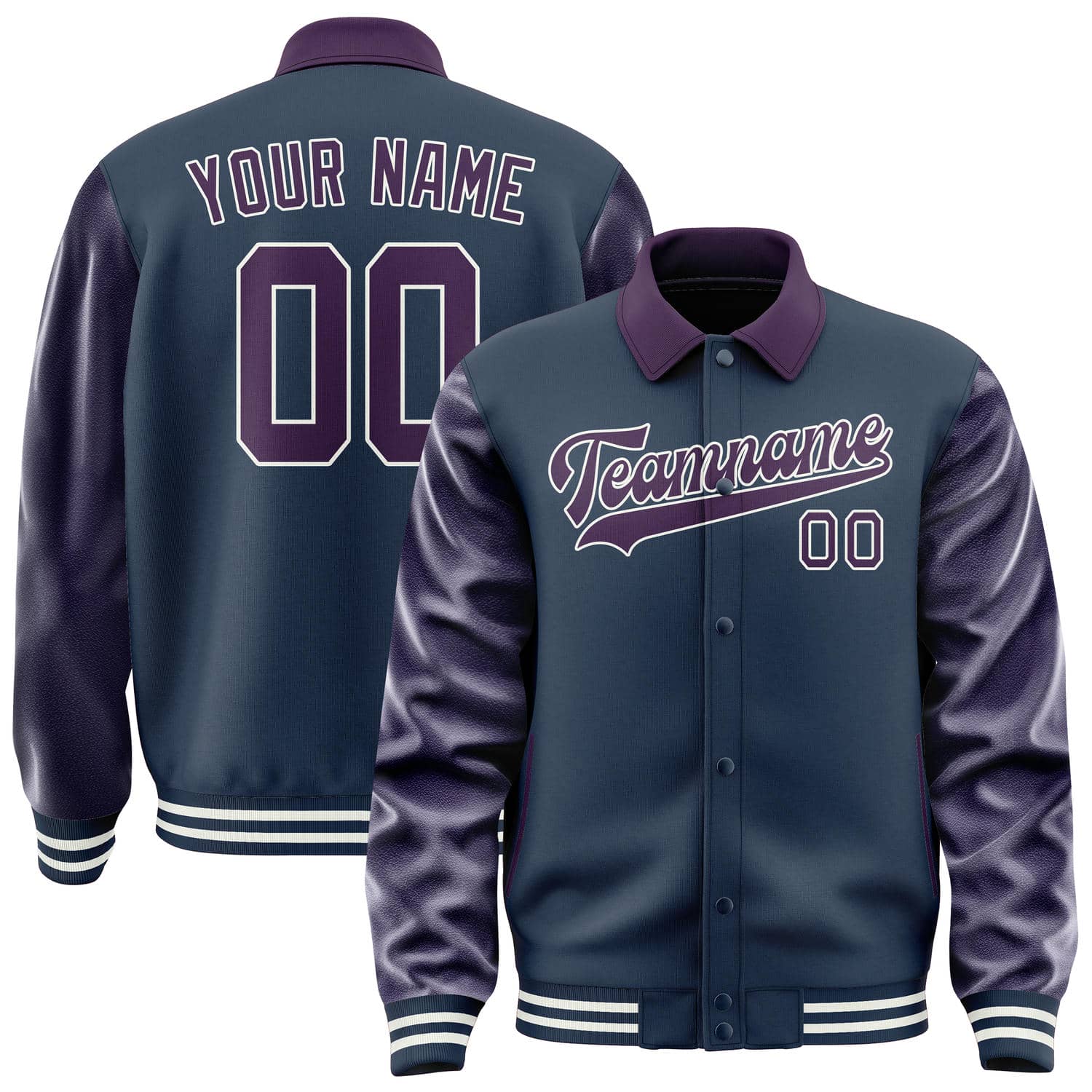 Custom Blue Purple Jacket