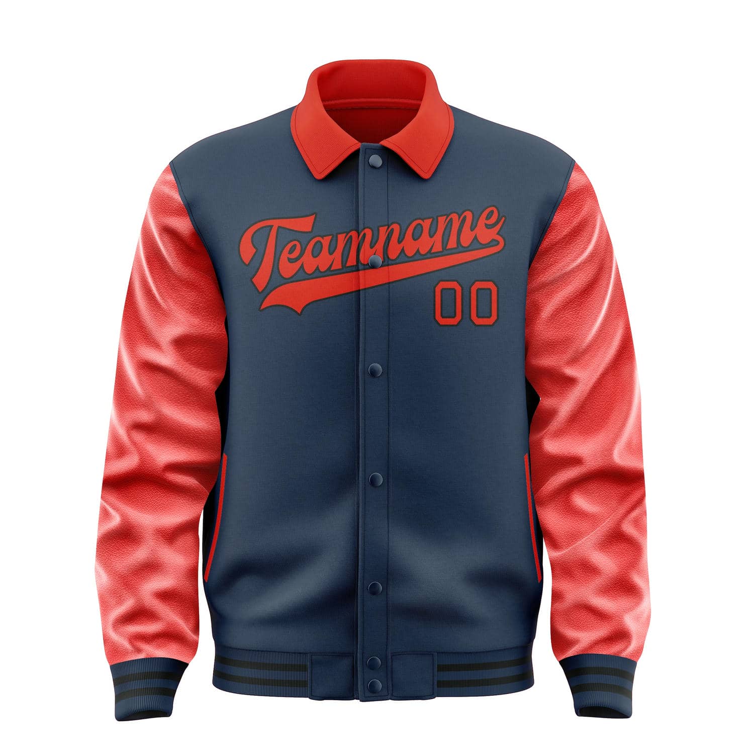 Custom Blue Orange Red Jacket