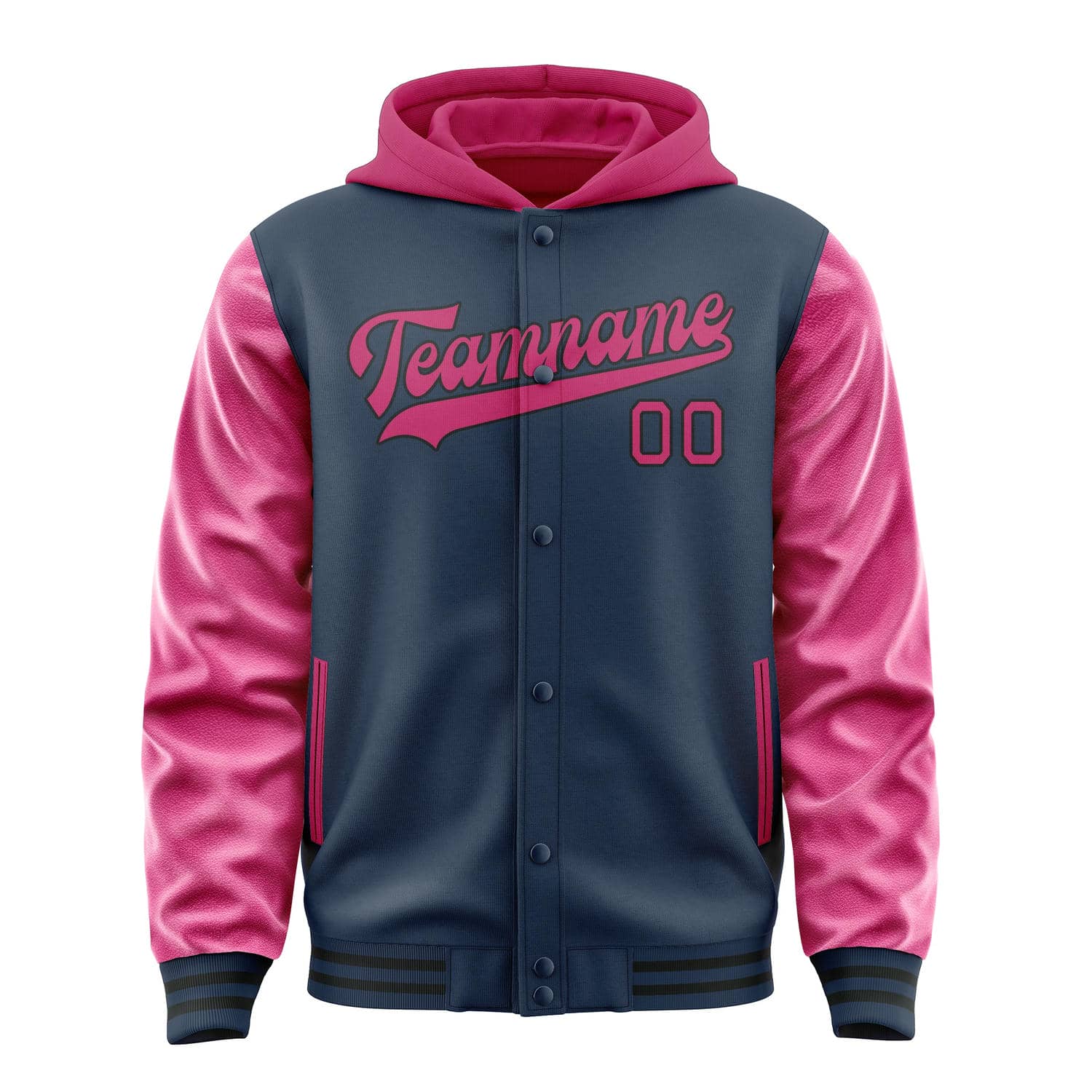 Custom Blue Pink Jacket