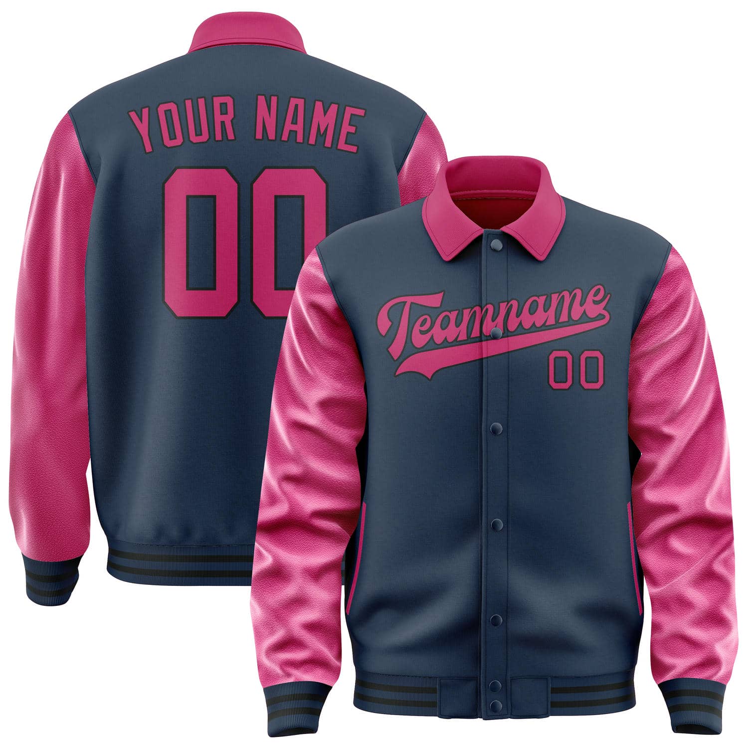 Custom Blue Pink Jacket