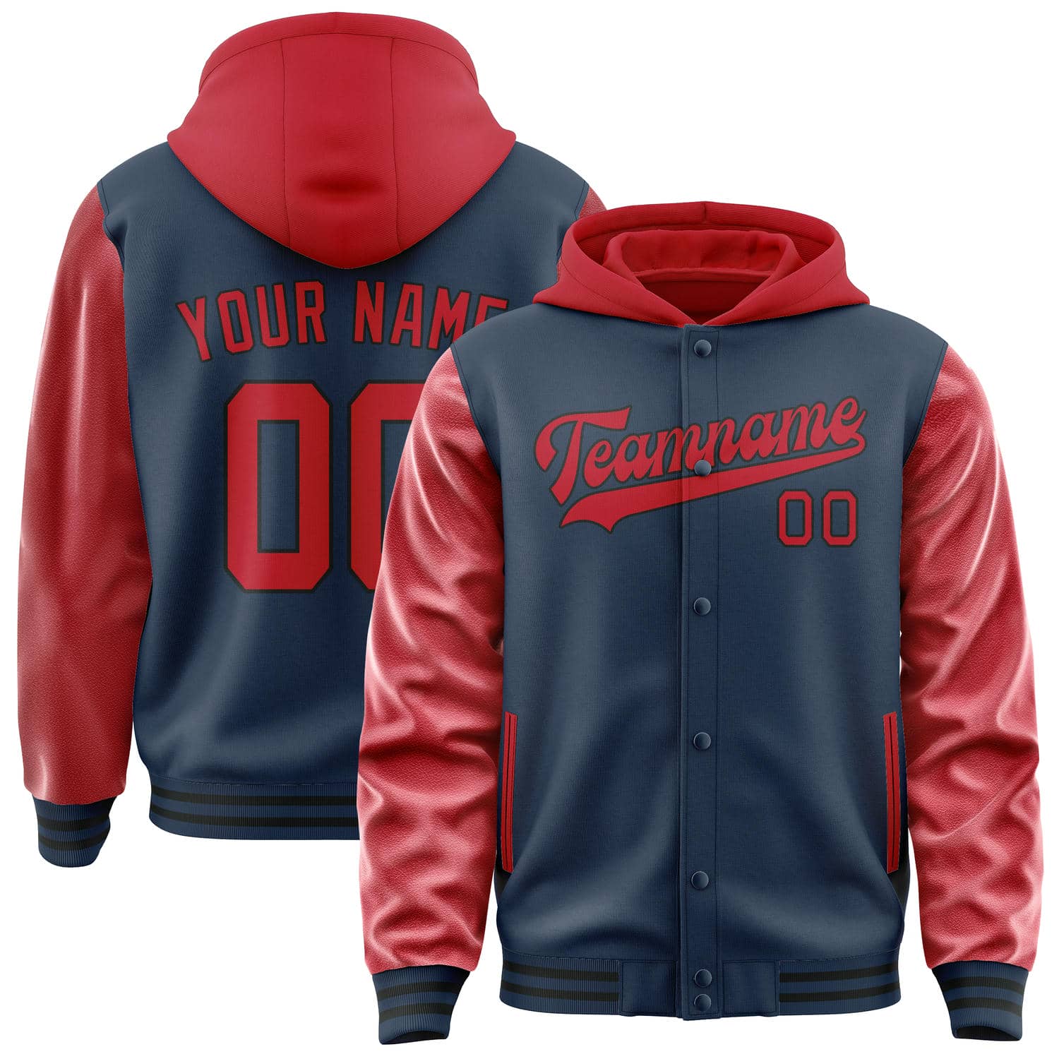 Custom Blue Red Jacket