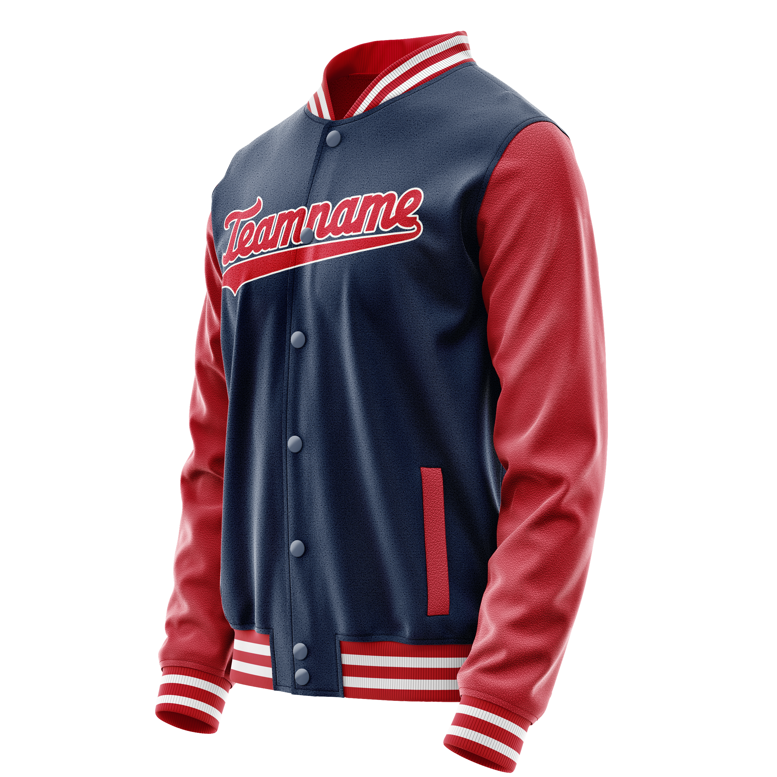 Custom Royal Texas-Orange Solid Color Varsity Letterman Jacket JA02240617XF541