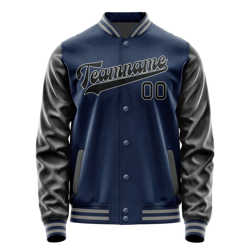 Custom Blue Black Jacket JA1010171004B30417