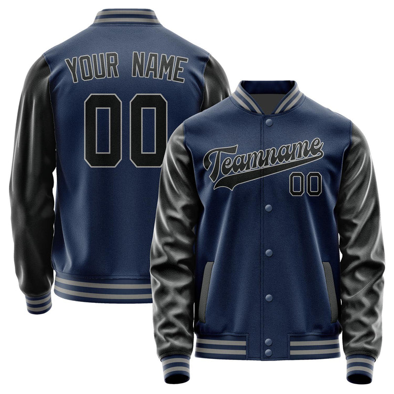 Custom Blue Black Jacket JA1010171004B30417