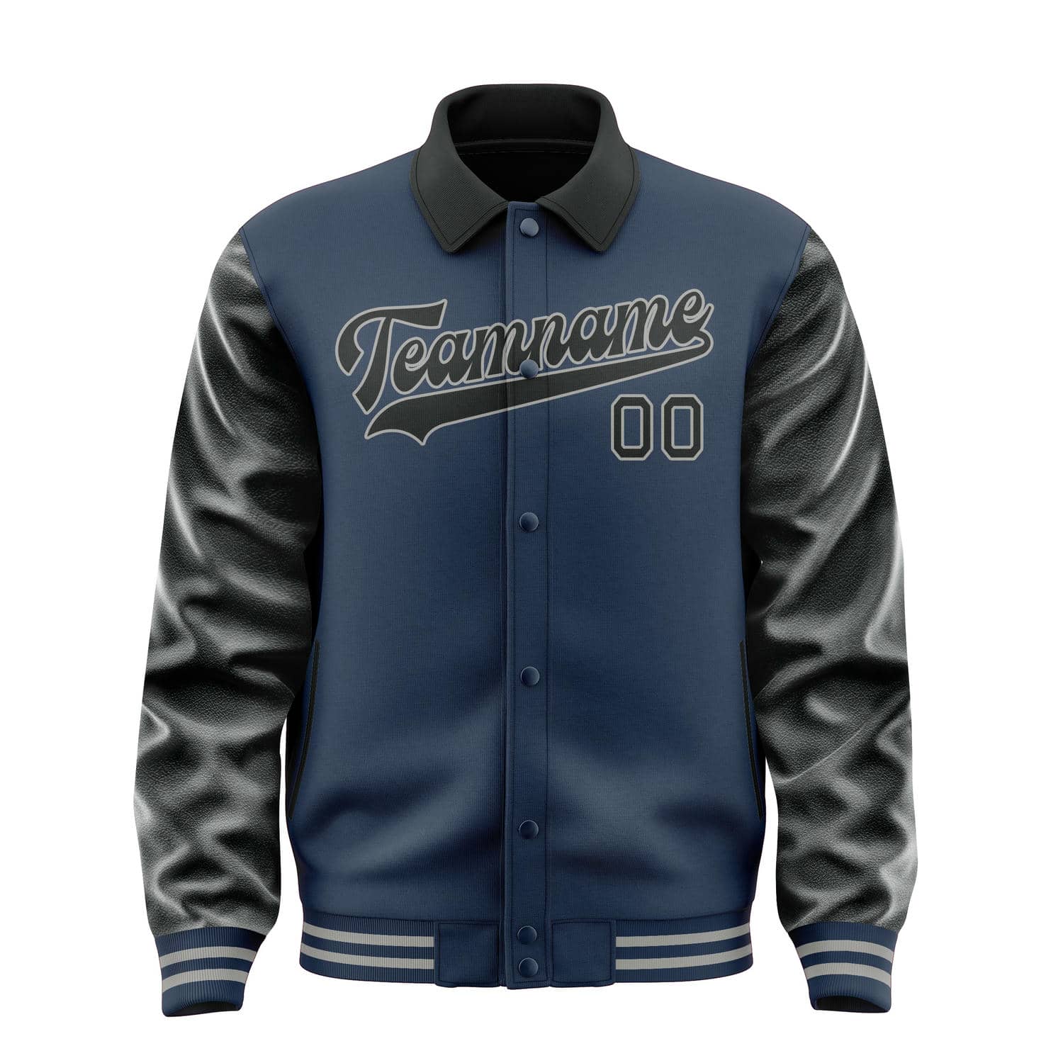 Custom Blue Black Jacket