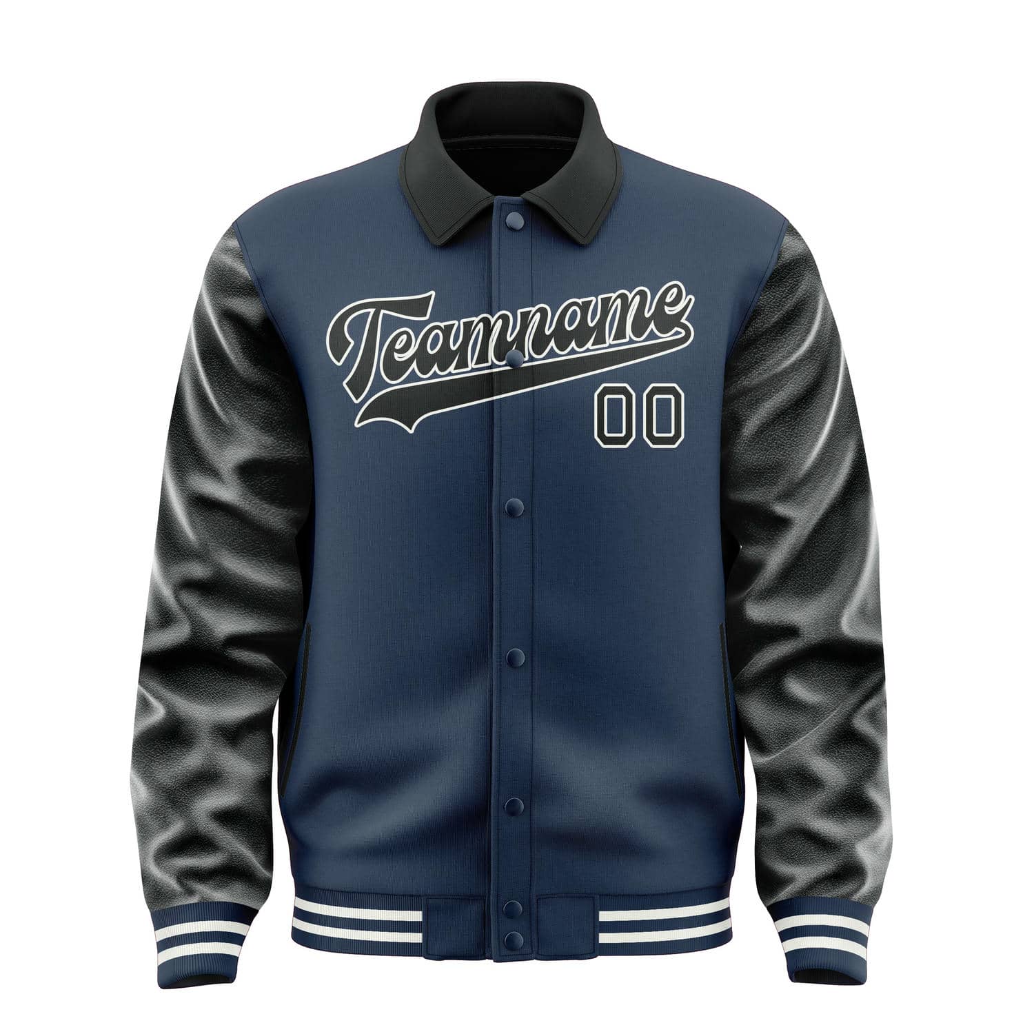 Custom Blue Black Jacket