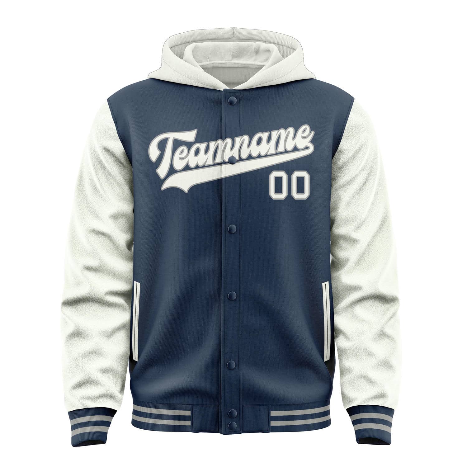 Custom Blue White Jacket
