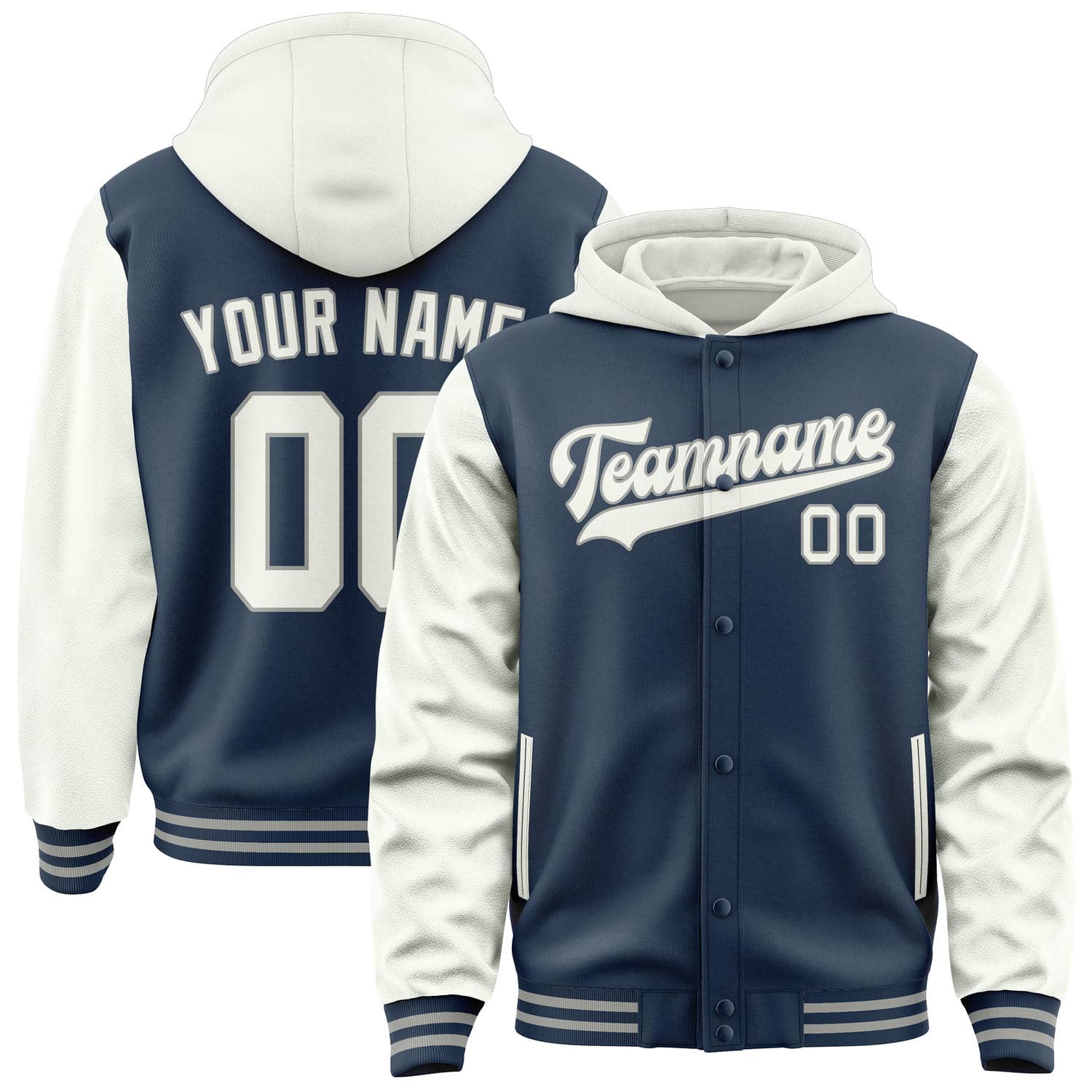 Custom Blue White Jacket