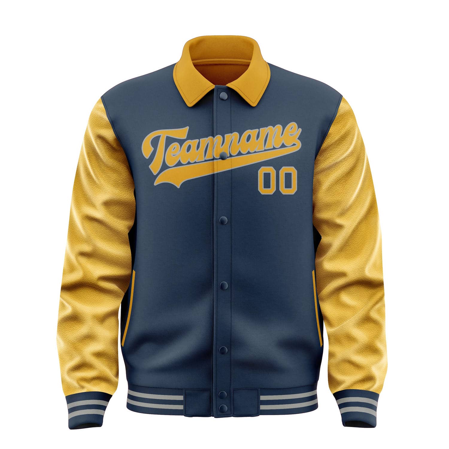 Custom Blue Yellow Jacket