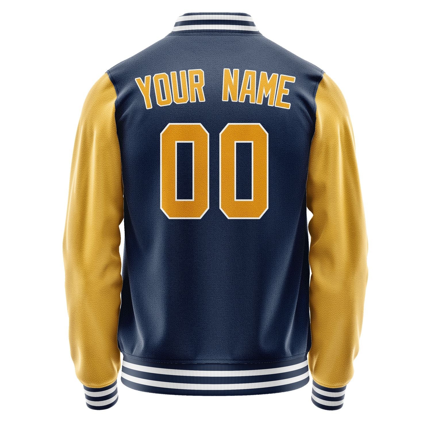 Custom Blue Yellow Jacket JA1010191018B31819