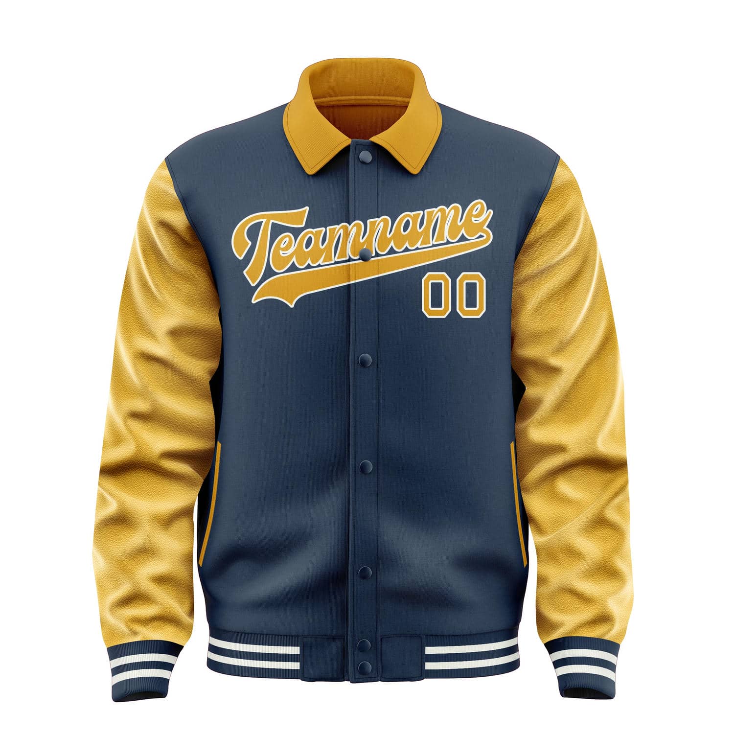 Custom Blue Yellow Jacket