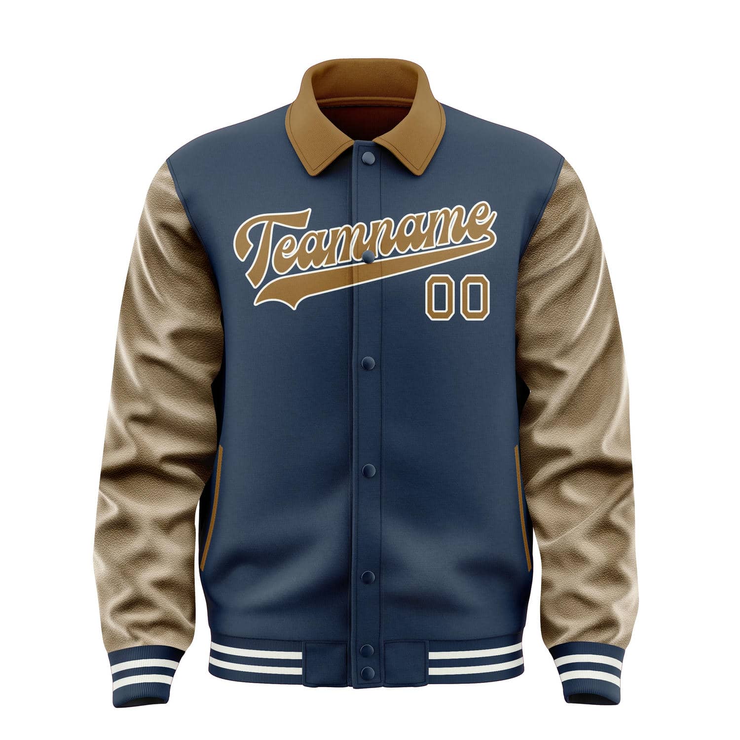Custom Blue Khaki Jacket