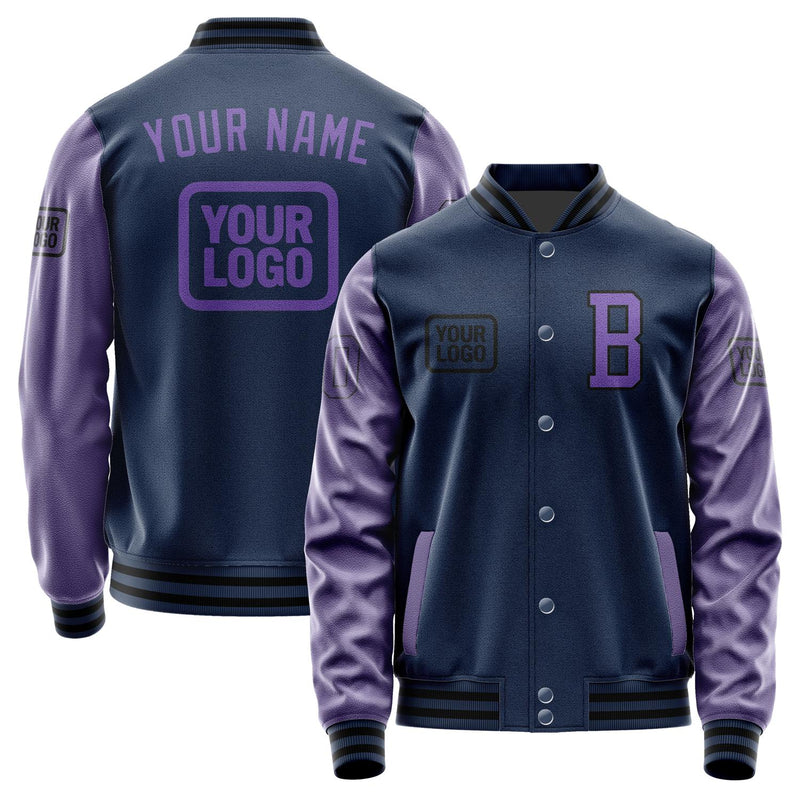 Custom Blue Light Purple Jacket JA101023101717232317