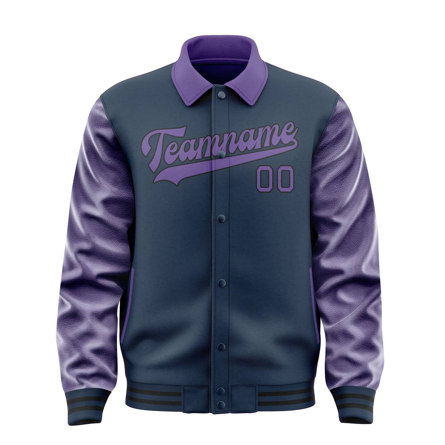Custom Blue Light Purple Jacket