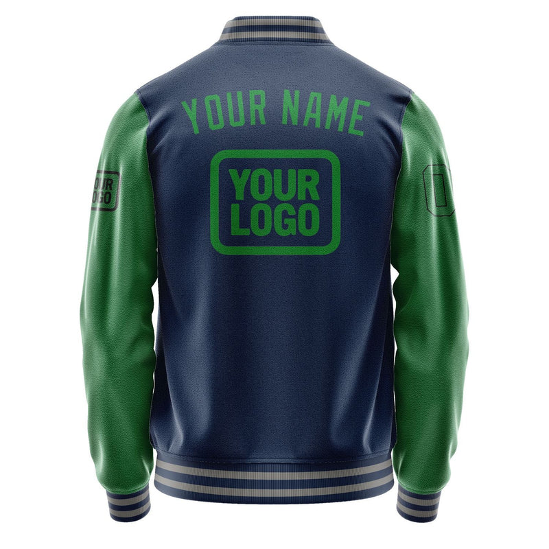 Custom Blue Emerald Green Jacket JA101024100417242417