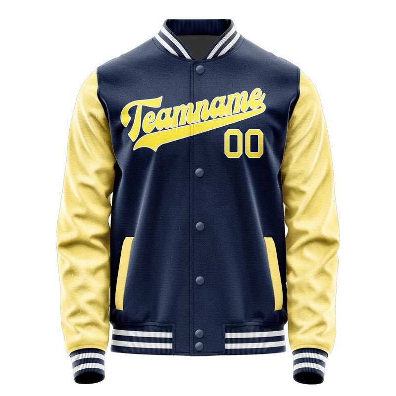 Custom Blue Light Yellow Jacket JA1010261018B31826