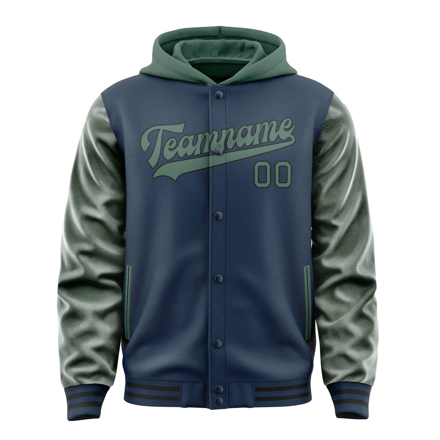 Custom Blue Blue Green Jacket