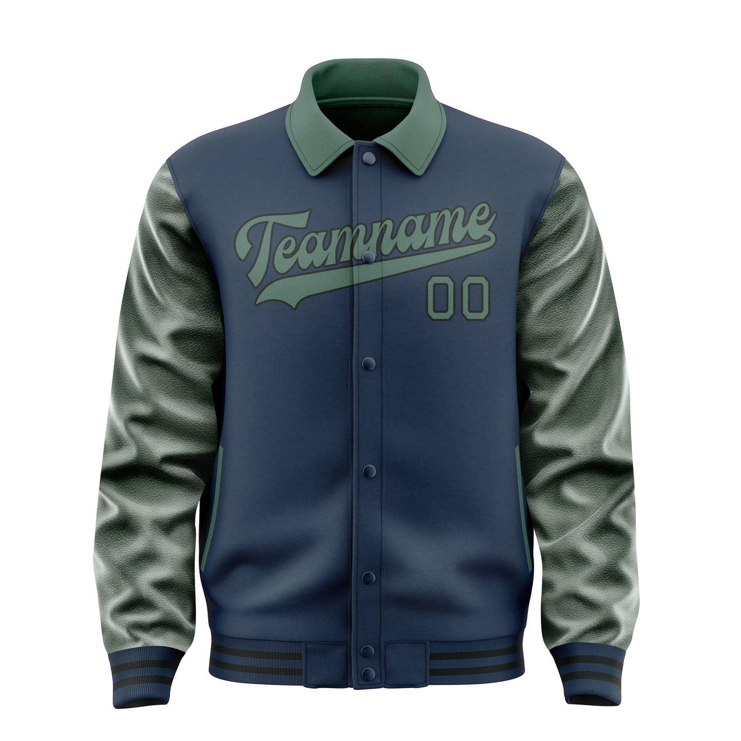 Custom Blue Blue Green Jacket