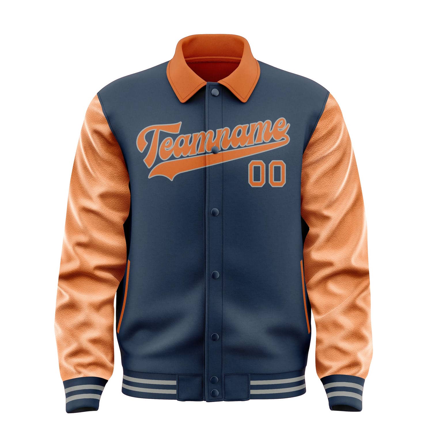 Custom Blue Orange Jacket