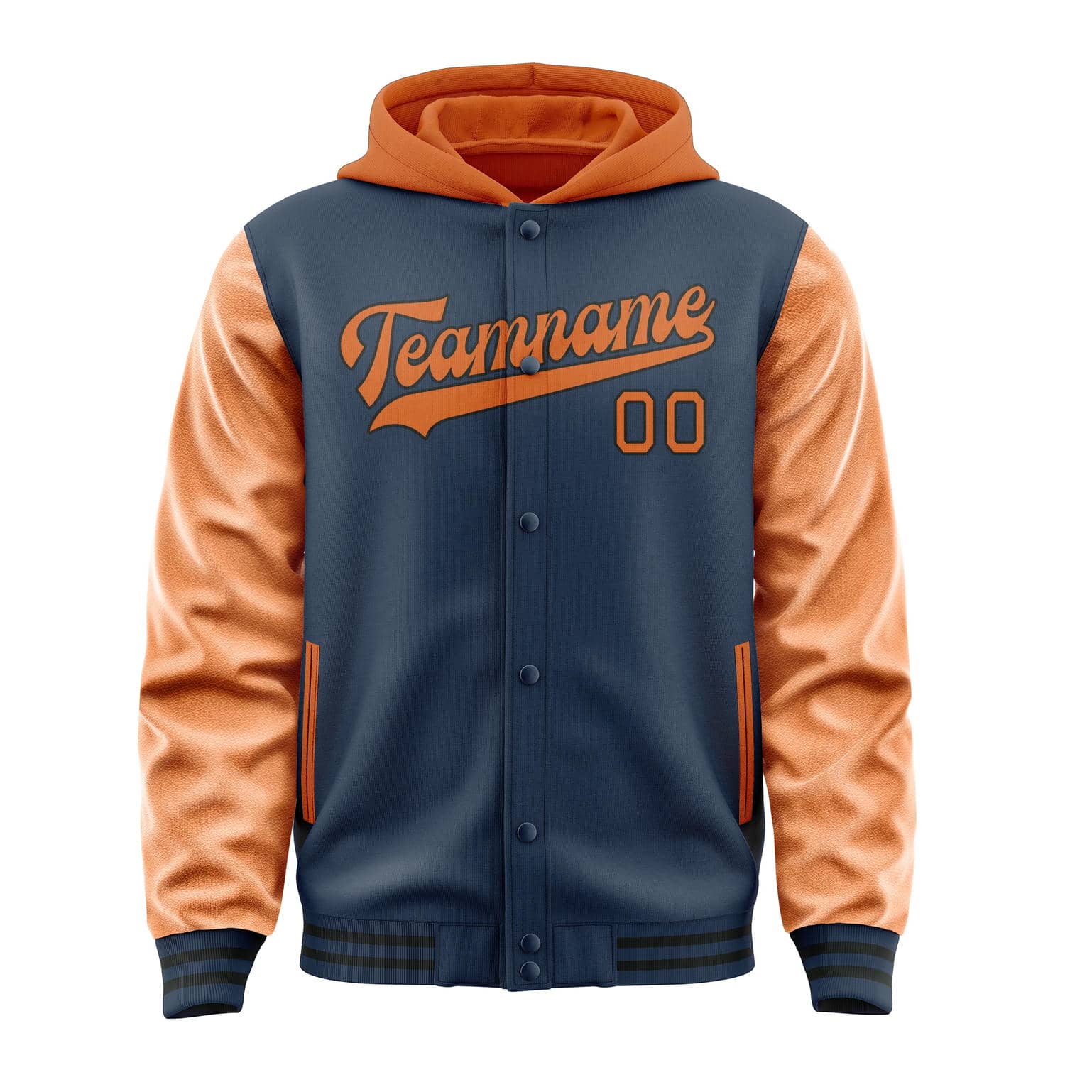 Custom Blue Orange Jacket