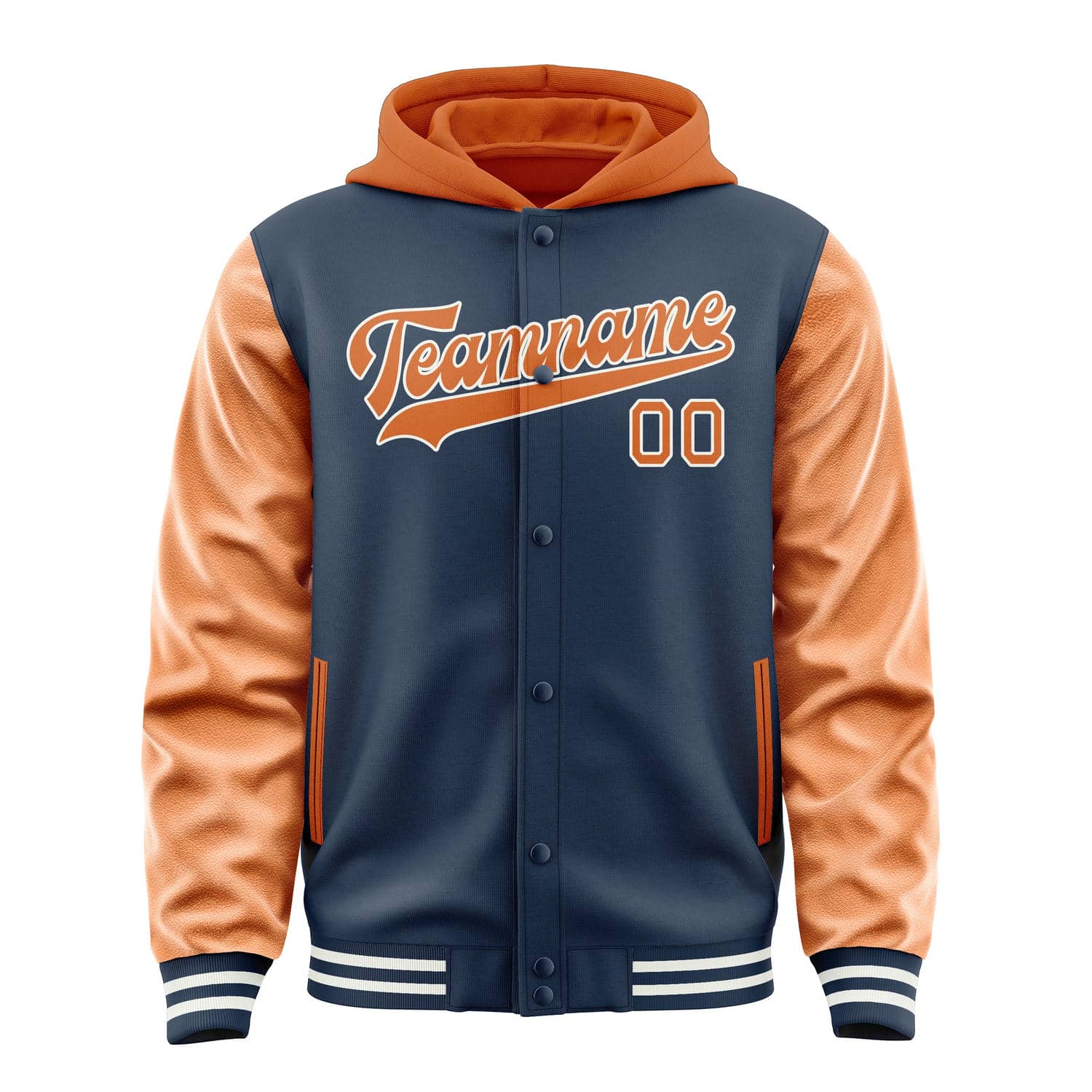 Custom Blue Orange Jacket