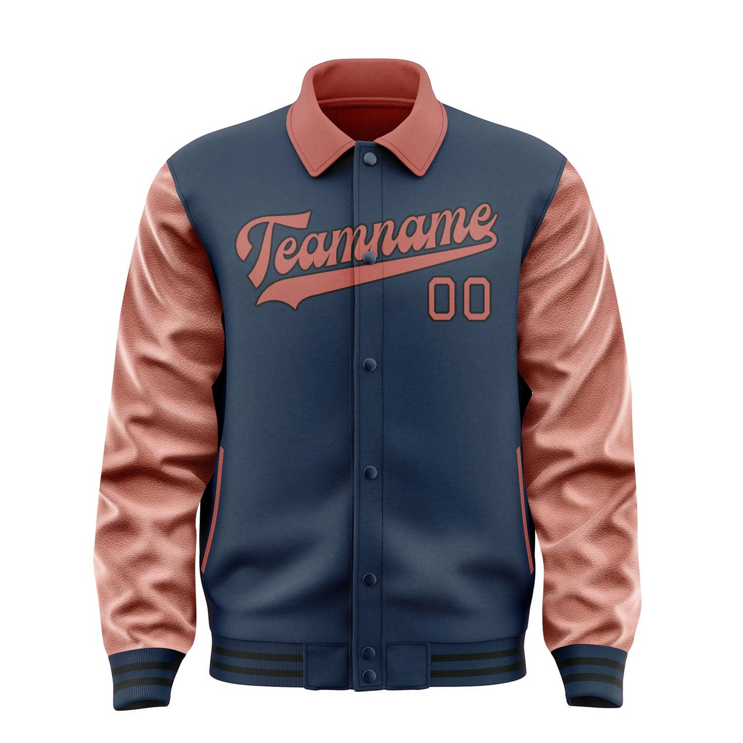 Custom Blue Copper Rose Jacket