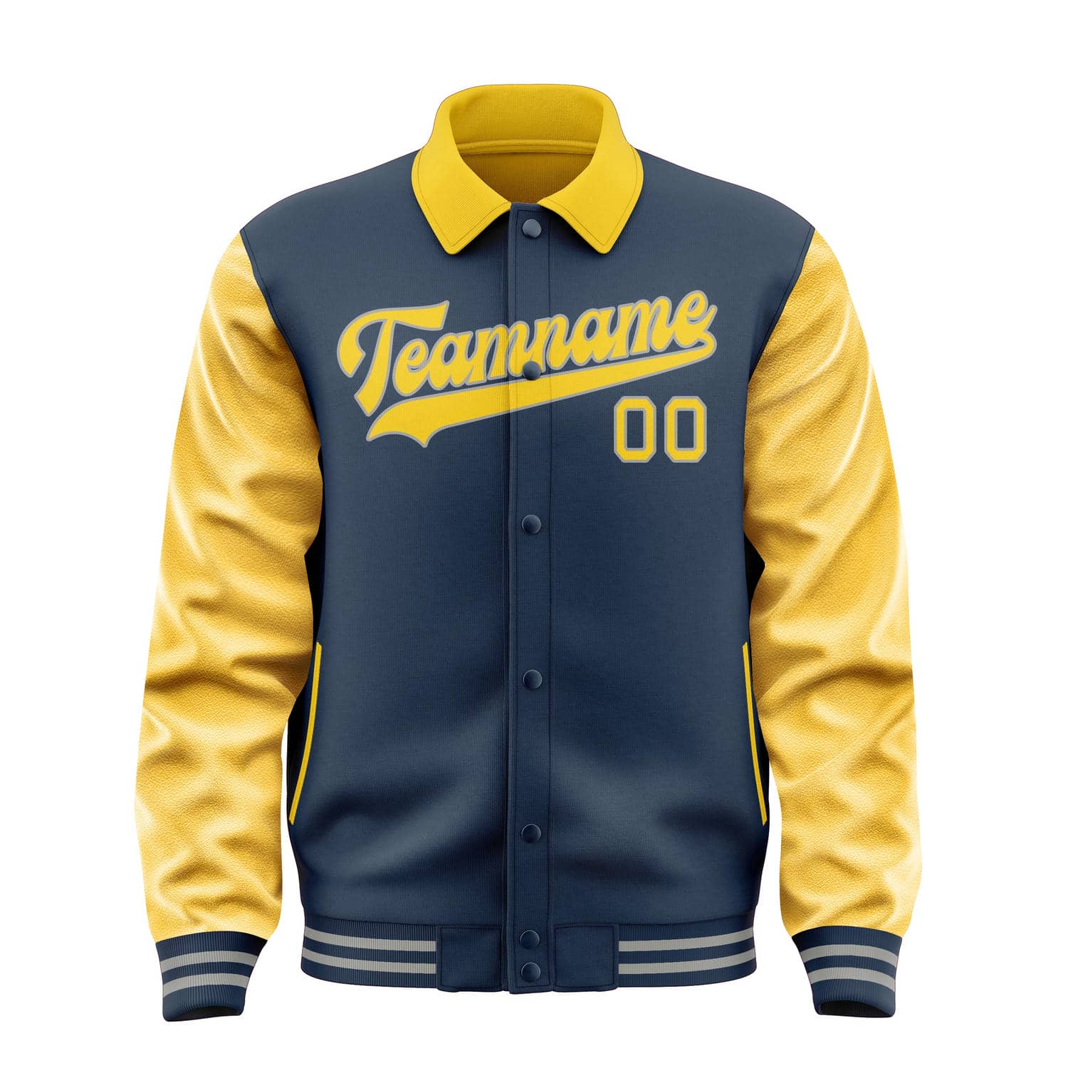 Custom Blue Gold Jacket