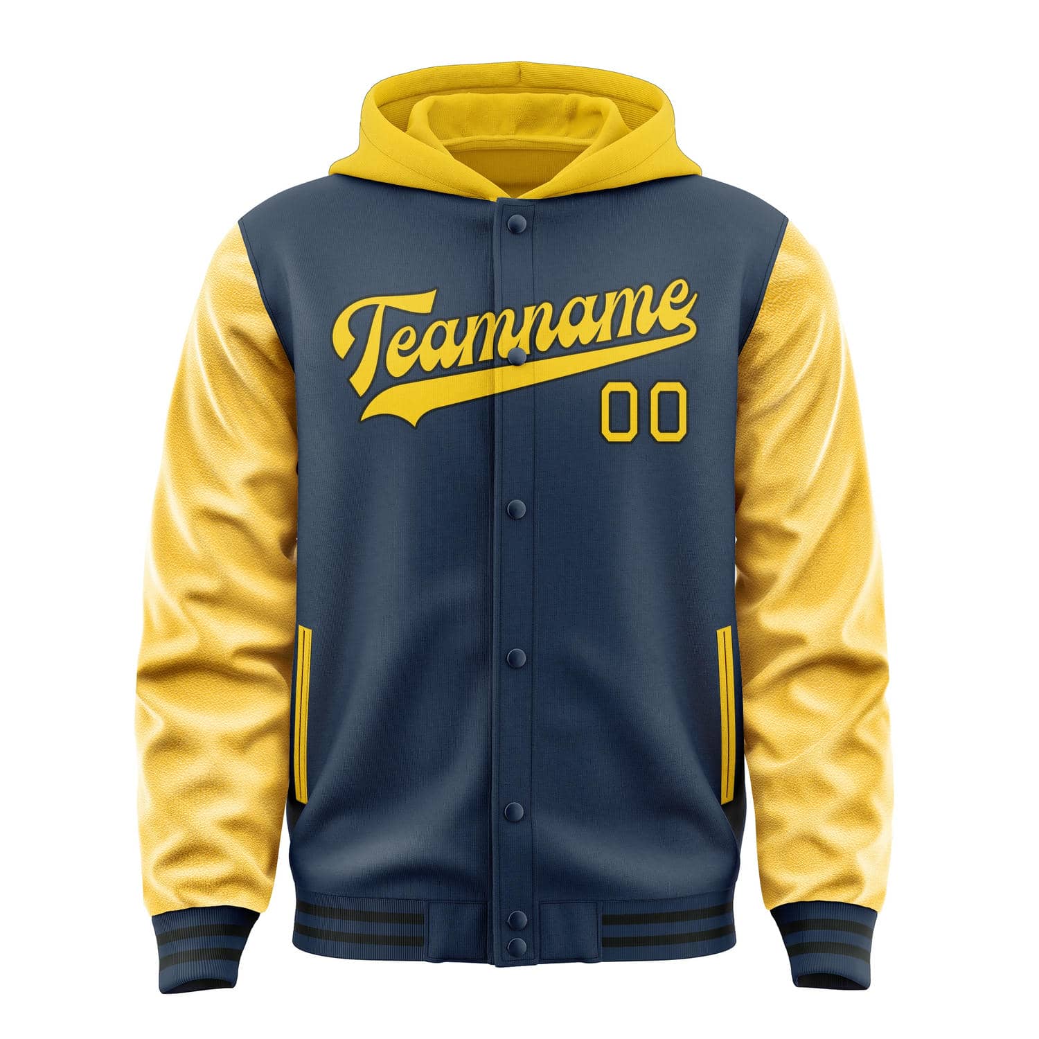 Custom Blue Gold Jacket