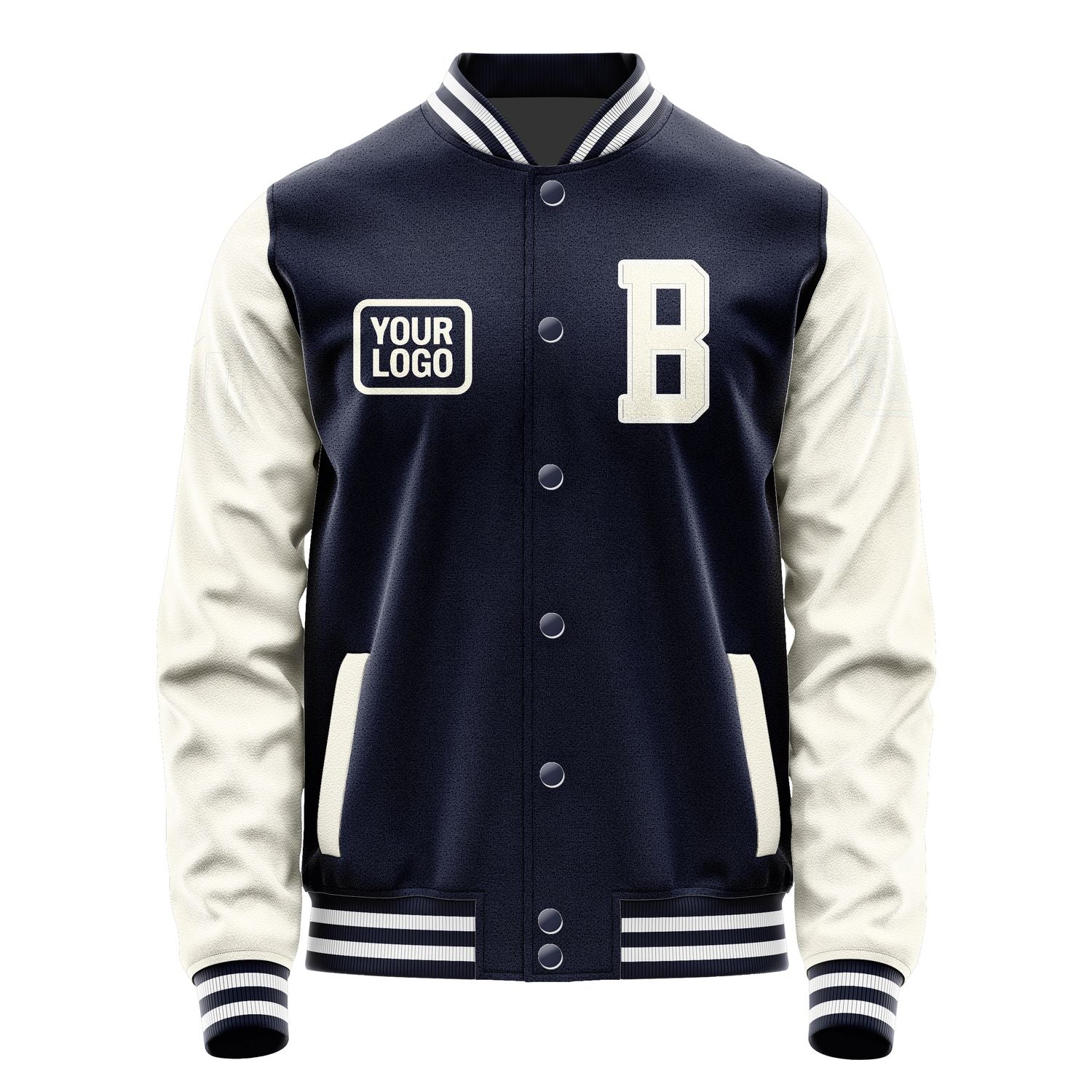 Custom Navy Cream Jacket JA111103111818030318