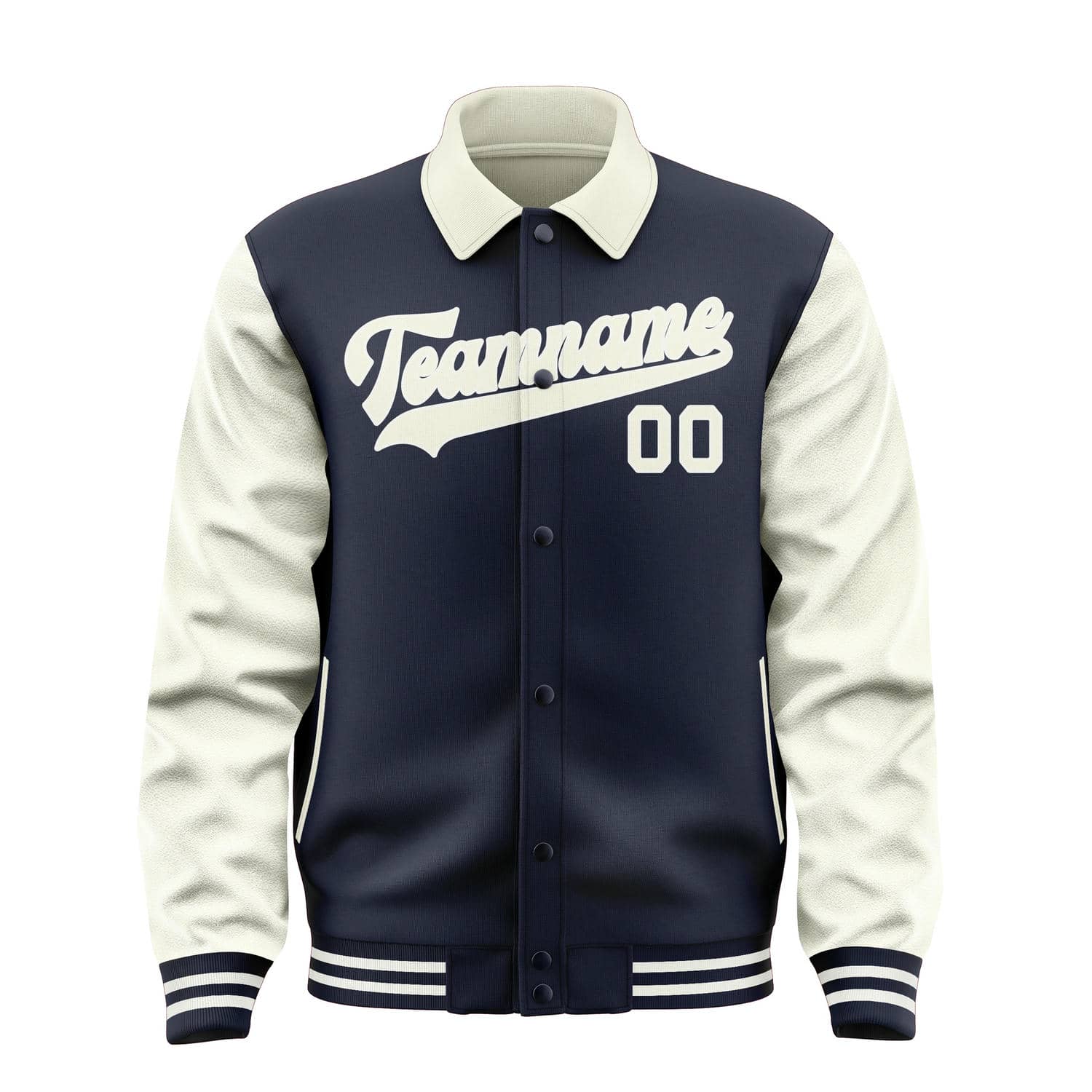Custom Navy Cream Jacket