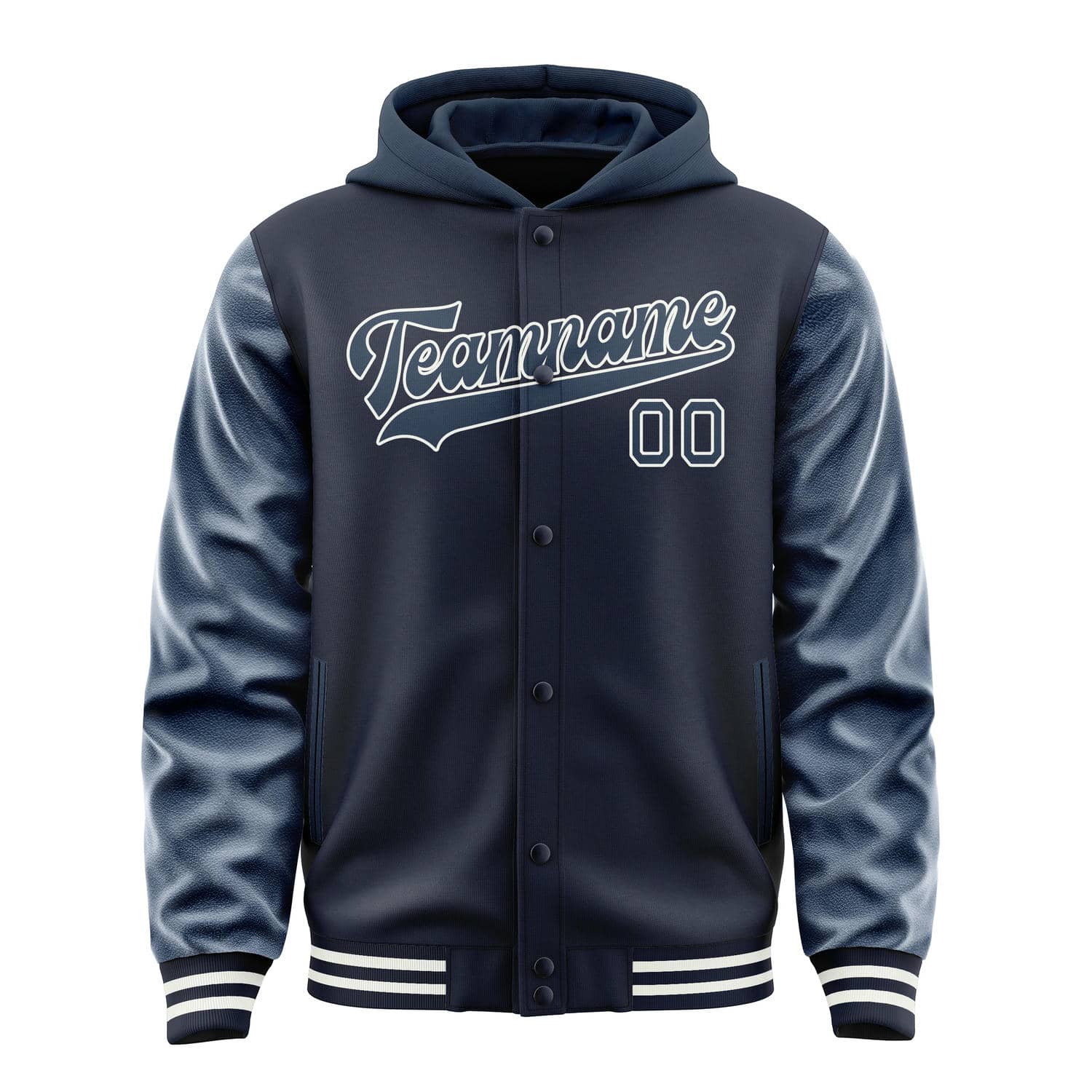 Custom Navy Blue Jacket