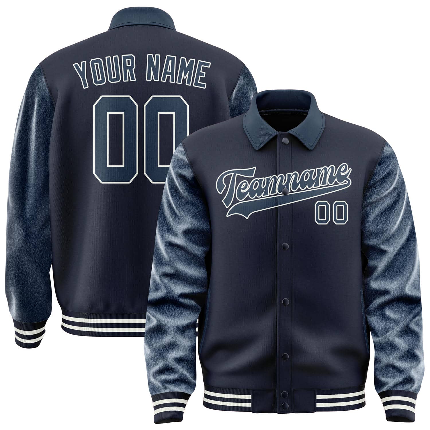 Custom Navy Blue Jacket