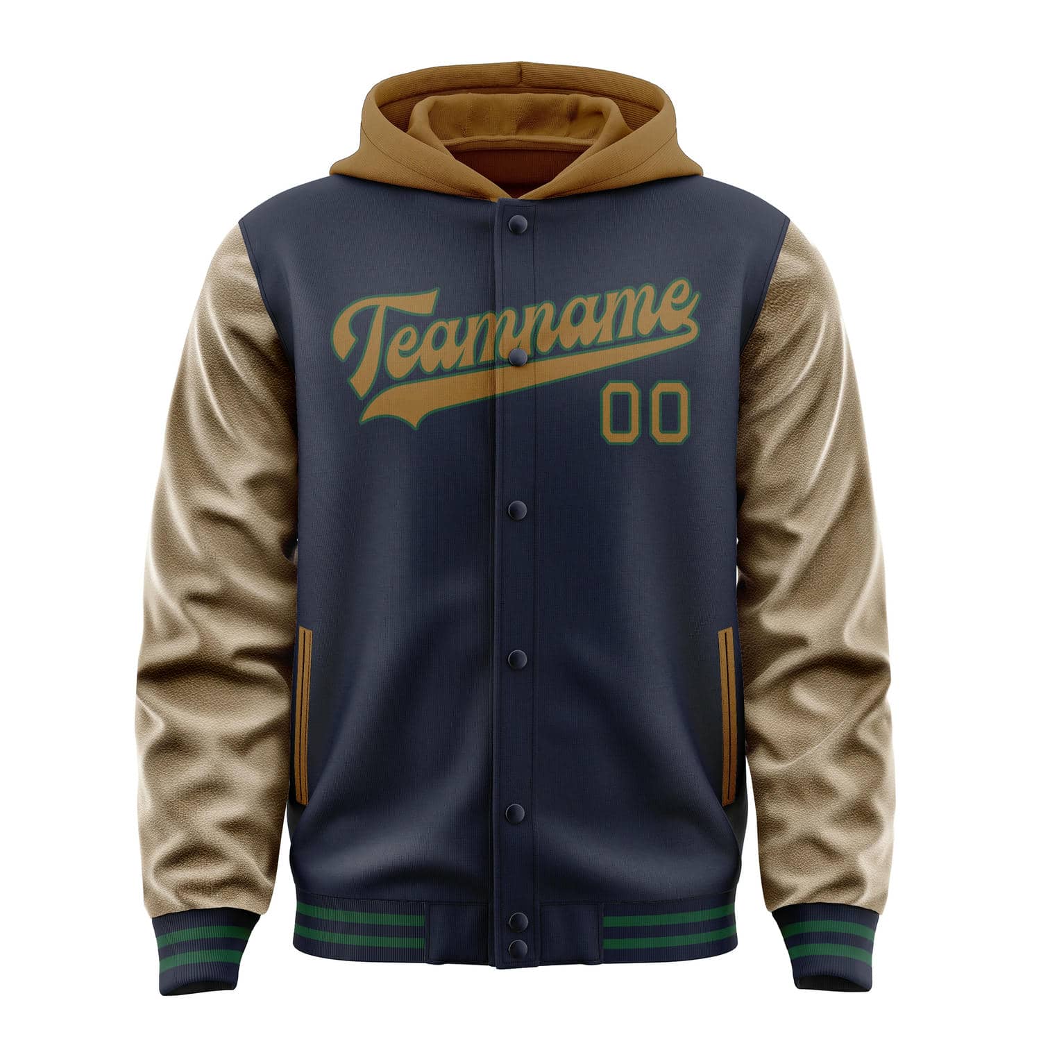 Custom Navy Khaki Jacket