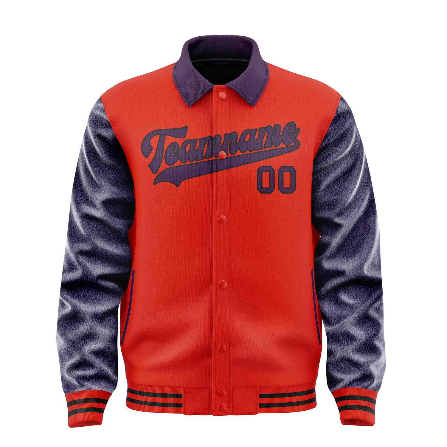 Custom Orange Red Purple Jacket