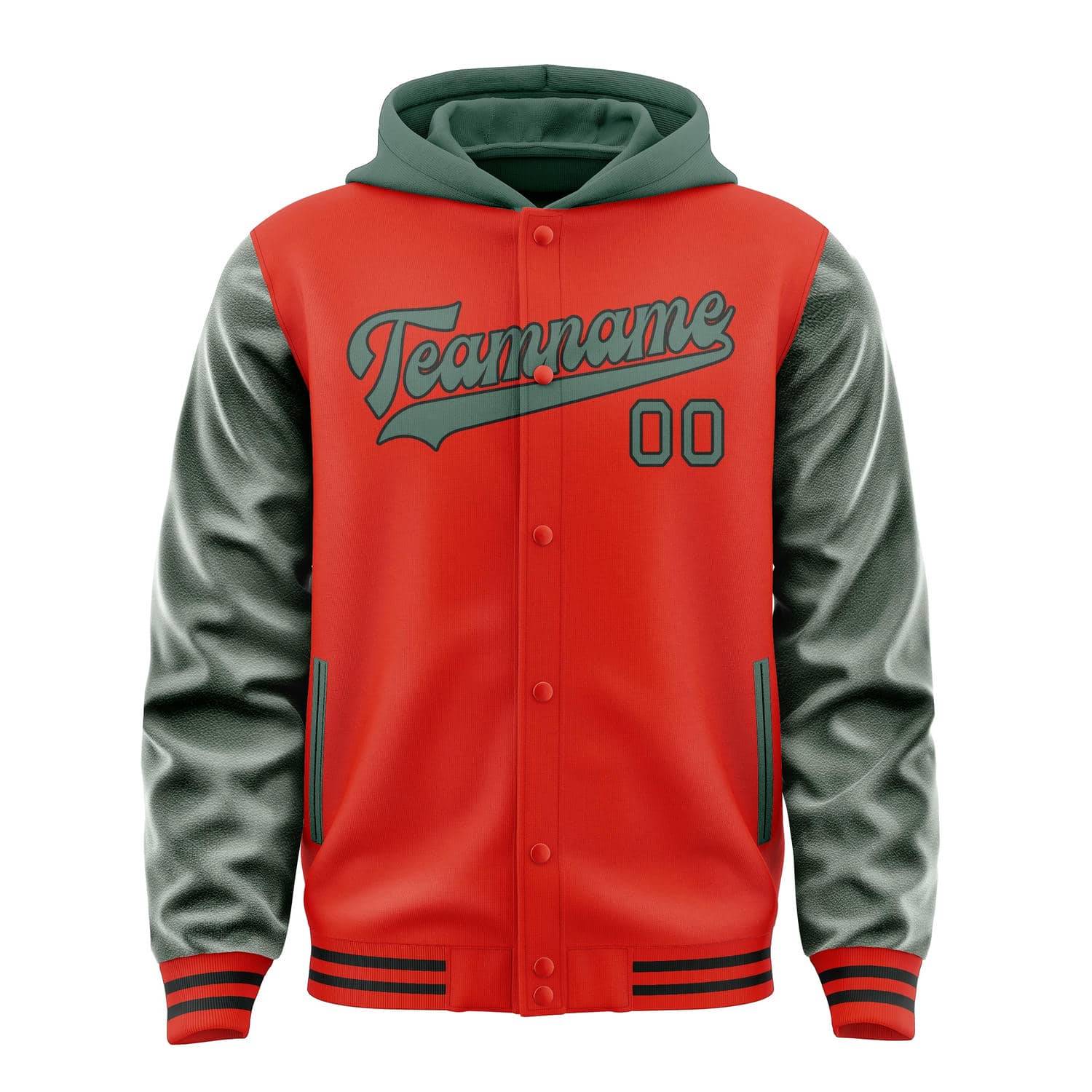 Custom Orange Red Blue Green Jacket