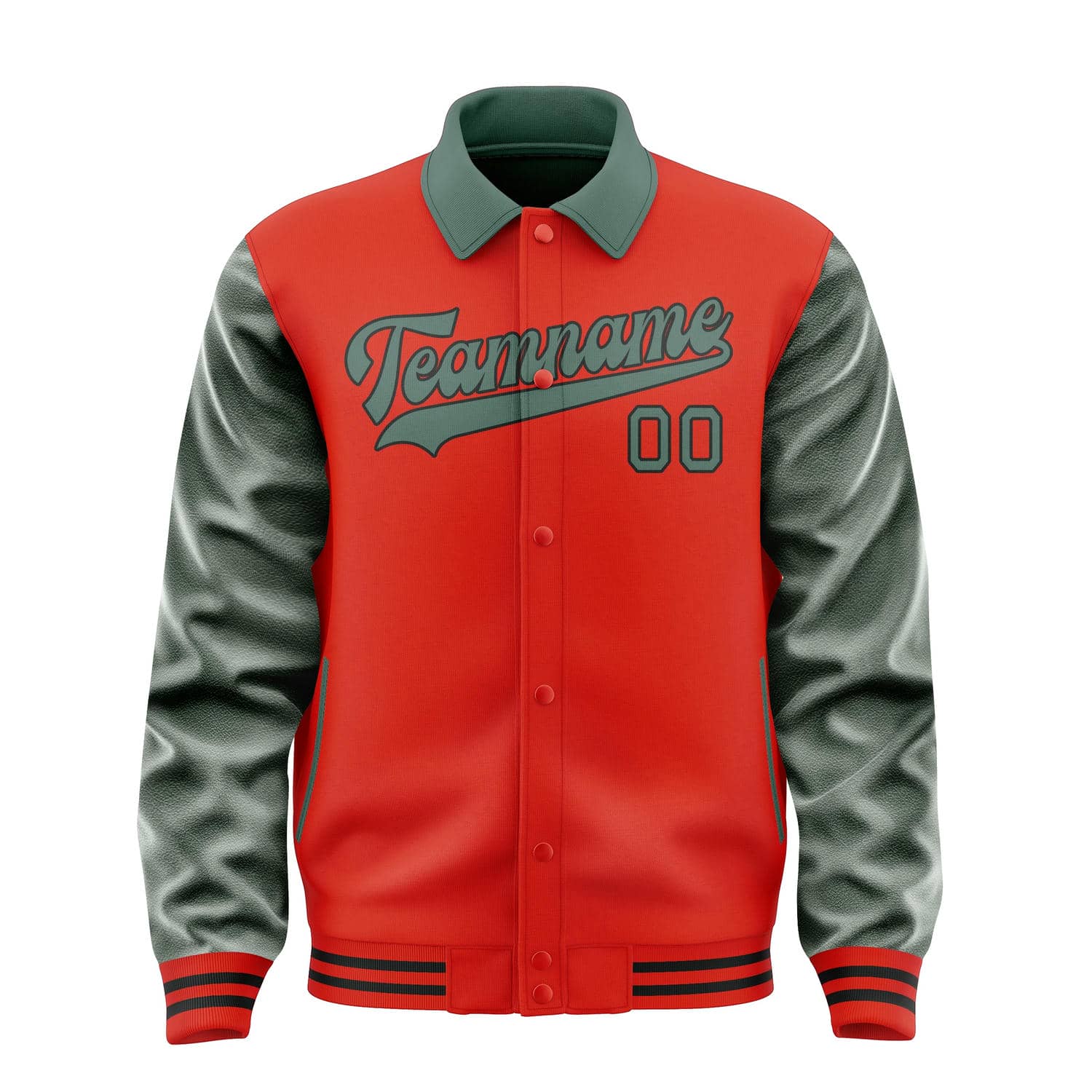 Custom Orange Red Blue Green Jacket