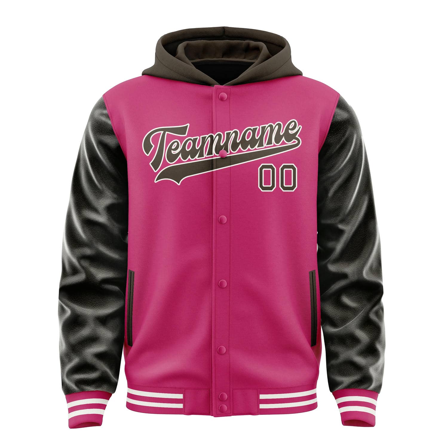 Custom Pink Brown Jacket